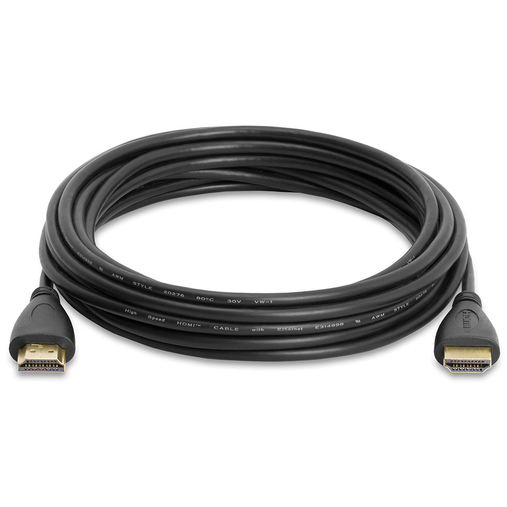 High Speed HDMI Cable with Ethernet 30AWG - 15 Feet